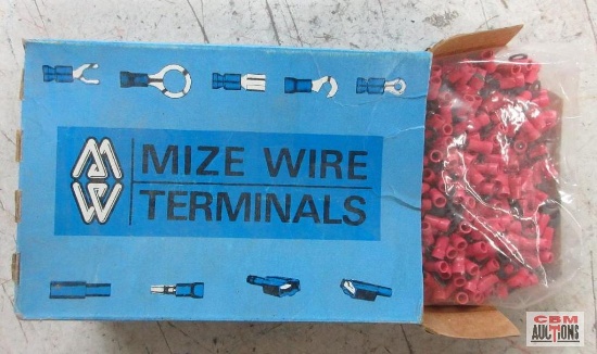 1000 Count Box of Mize Wire Terminals...