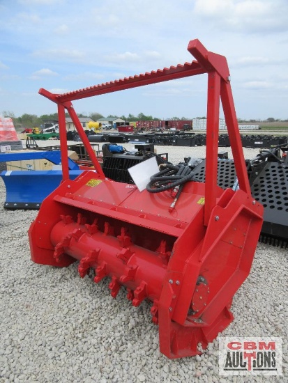 TOPCAT SSFM81 81'' Skid Steer Forestry Drum Mulcher, 8" Capacity, 24-32 GPM S#801C SHIPPED WITH