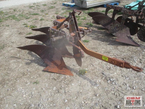Allis Chalmers Snap Coupler 3 Bottom Plow With Rolling Coulters