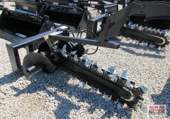 JCT Hydraulic Skid Steer Trencher, Hoses & Couplers (Unused) *2