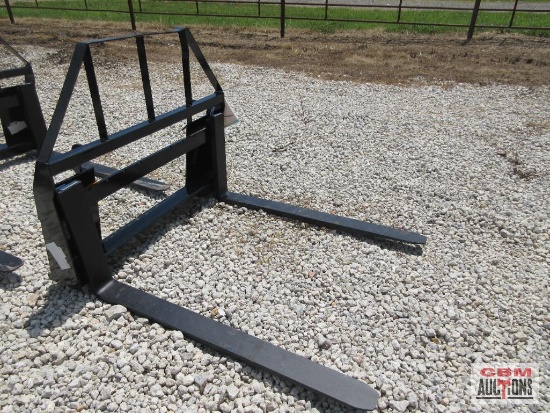 AGT SAII100 48" Skid Steer Pallet Forks 4K (Bent Top) *1