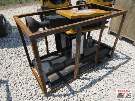 AGT PD680-PZ Skid Steer Post Driver, 680 Ft/lb Energy Class, 500-900 BPM Blow, Operating Weight