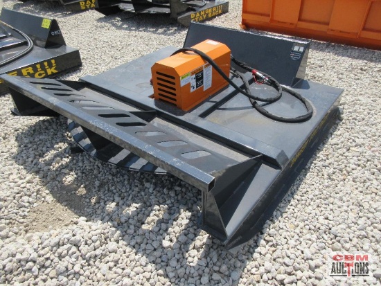 Wolverine BC-13-72W 72" Skid Steer Brush Cutter Mower With Hoses & Ends, Deck Built With 3/16"