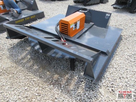 Wolverine BC-13-72W 72" Skid Steer Brush Cutter Mower With Hoses & Ends, Deck Built With 3/16"