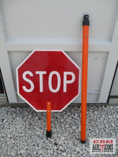 Hand Held Double Sided Stop/Slow Sign... ...