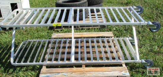 Aluminum 20 Slot Rolling Bakers Rack