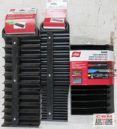 Lisle 40460 Pliers & Wrench Rack... Lisle 40210 3/8" Magnetic Socket Holder - Black Lisle 40990 1/2"