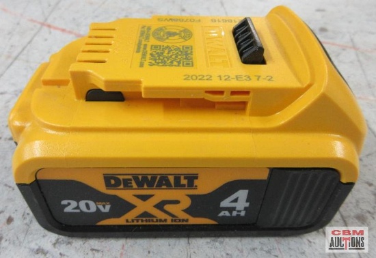 Dewalt DCB205 Max XR 20v, Lithium Ion, 5Ah Battery