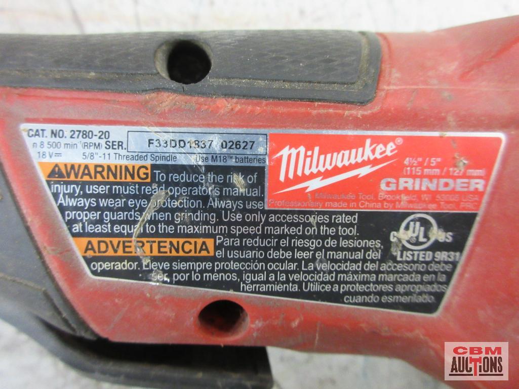 Milwaukee 2480-20 M18 4-1/2