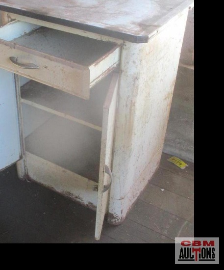...Metal Cabinet w/ Storage Drawer...