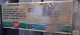 Vintage... 7UP Lighted Menu Display - Runs - Buyer Loads