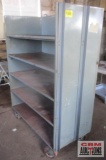 5 Tier Rolling Metal Shelving - Buyer Loads...