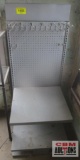 Pegboard Display w/ 2 Tier Shelving - Buyer Loads