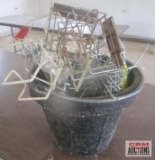 Bowl of Pegbood Hooks & MIsc....