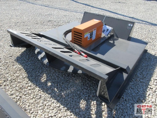 Wolverine BC-13-72W 72" Skid Steer Brush Cutter Mower With Hoses & Ends, Deck Built With 3/16"