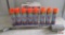 Upside Down Marking Paint-Orange With Paint Stick 16 Unopened Cans 4 Partial Cans *C