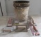 Bucket Of Concrete Hand Finish Tools (Includes Magnesium Float, 4