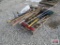Lot Of Misc. Hand Tools- Shovels, Rakes, Brooms, Comalongs, Squeegee, Pickaxe Snow Shovel, Pin