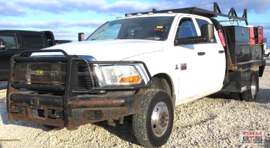 2011 Dodge Ram 3500 Crew Cab And Chassis Service Truck 4x4, VIN # 3D6WZ4CL9BG500390
