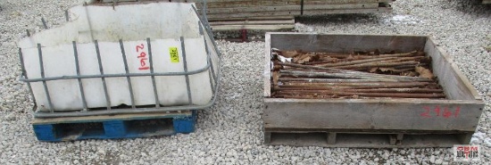 Concrete Pin Assortment 141+/- 3', 63+/- 30", 91+/- Misc. Size
