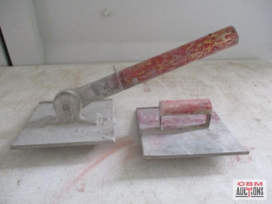 Matching Concrete 8" Pole And Hand Jointer *C