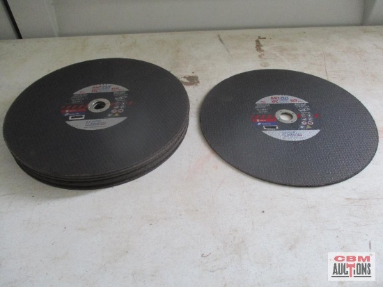 United Abrasives 14" Abrasive Blades With 1" Arbor Qty:9 *C
