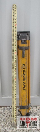 Crain Laser/Transit Adjustable Tripod And Laser Stick *C