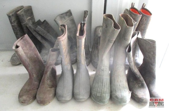Lot Of Misc. Boot Pairs -Muck, Tingley, Lacrosse- Some Holes *B