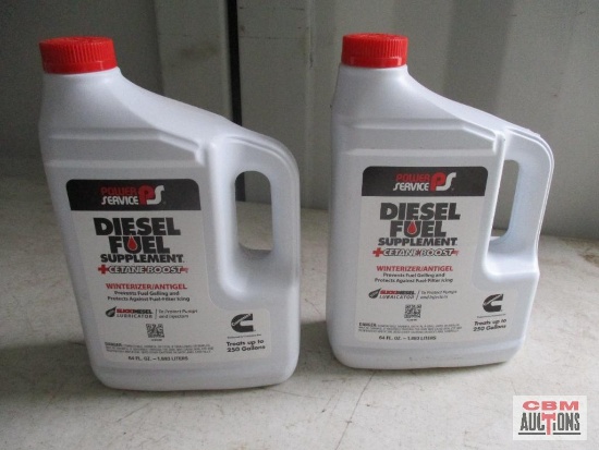 Power Service Diesel Fuel Supplement/Treatment 1/2 Gallon Qty 2 *B