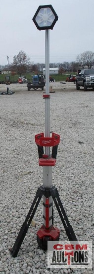 Milwaukee Rocket Dual Power Light Tower With M18/M12 Rapid Charger And Xc5.0 Lithium Battery-(Works)