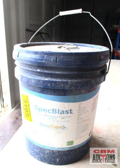 Partial Bucket Of Spec Blast Concrete Remover *A