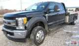 2017 Ford F-550 Crew Cab Truck 4x4 Flatbed, VIN # 1FD0W5HT3HEB75962