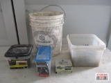 Lots Of Misc. Screws And Nails In Tubs *C