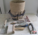 Bucket Of Concrete Hand Finish Tools (Includes Magnesium Float, 4