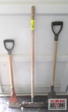Lot Of Concrete Form Or Flooring Scrapers *B