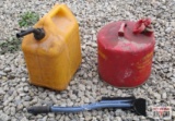 5 Gallon Diesel Fuel Can, Metal Gas Can And Ice Scraper *A