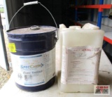 Partial Containers Of Concrete Salt Guard *A