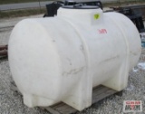 300 Gallon Plastic Water Tank With Lid And Drain Plug (Seller Says Holds Water)