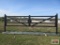 TM18-NCB 20' Heavy Duty Dual Swing Decorative Iron Entry Driveway Gates Mounted On Posts S#0211