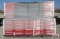 Cherry 10' H10FT-40D-01B Work Bench With 40 Drawers, Drawers With Lock And Anti-Slip Mats, Red