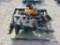 Wolverine ADB-13-1218R Skid Steer Hydraulic Post Hole Digger, Hex Drive, 12