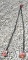 Landhonor LHR-G80 7' Double Legs Lifting Chain Sling Specification: 5/16