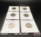 6 BrilliantUncirculated Jefferson Nickles (1974, 1976, 1977, 1986, 1981, 1992) *Office