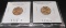 2 Brilliant Uncirculated Old Wheat Cent Penny (1958) *Office