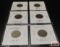 6 Old Wheat Cent Pennies (1925, 1927, 1935, 1945, 1947, 1953) *Office