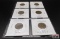 6 Old Wheat Cent Pennies (1920, 1925, 1938, 1944, 1948, 1954) *Office
