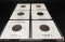 6 Indian Head Cents (1882, 1888, 1898, 1901, 1902, 1907) *Office