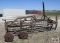 Vintage Side Delivery Rake with Steel Wheels