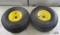 Pair Of John Deere 15 x 6.00-6 Front Tire & Wheels (Seller Said Fits 100300 Series)
