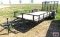 2025 76'x16' Single Axle Flat Bed Trailer, Flip Up Tailgate, 3,500 Axle Vin # 1S9FS1614SE359326 (NEW